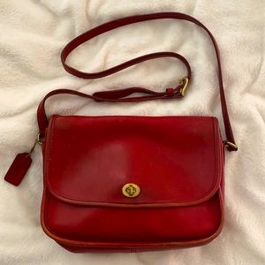 Vintage Coach Crossbody Handbag Purse 1970’s